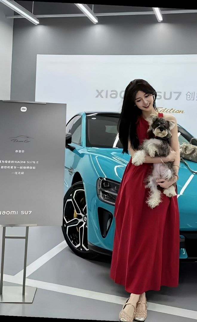 女车主质量都这么高的吗？仙女也就长这样吧mg不朽情缘游戏网站登录小米SU7的美(图8)