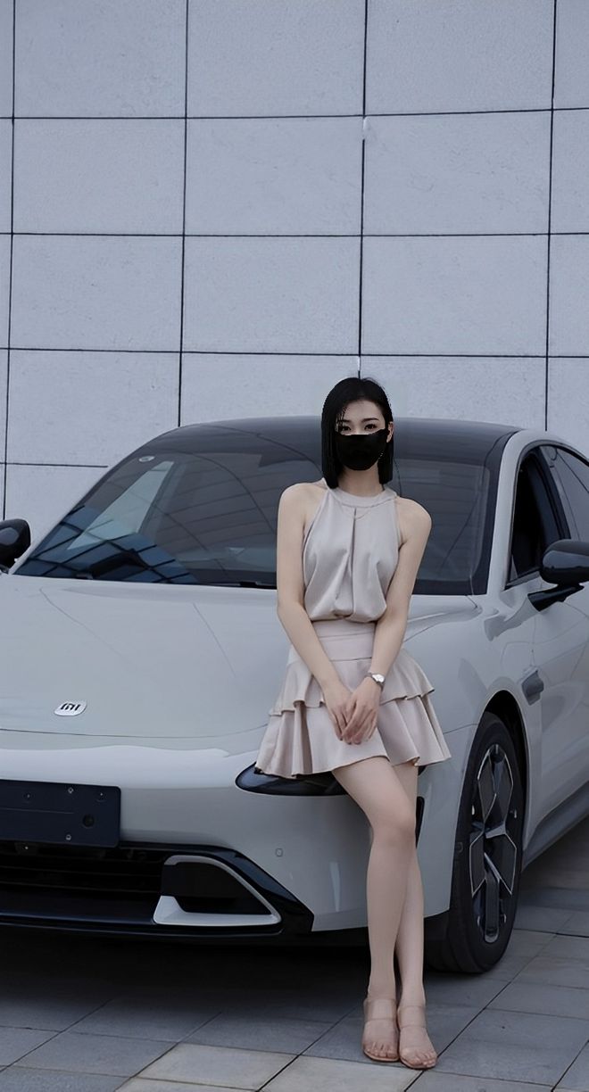 女车主质量都这么高的吗？仙女也就长这样吧mg不朽情缘游戏网站登录小米SU7的美(图2)